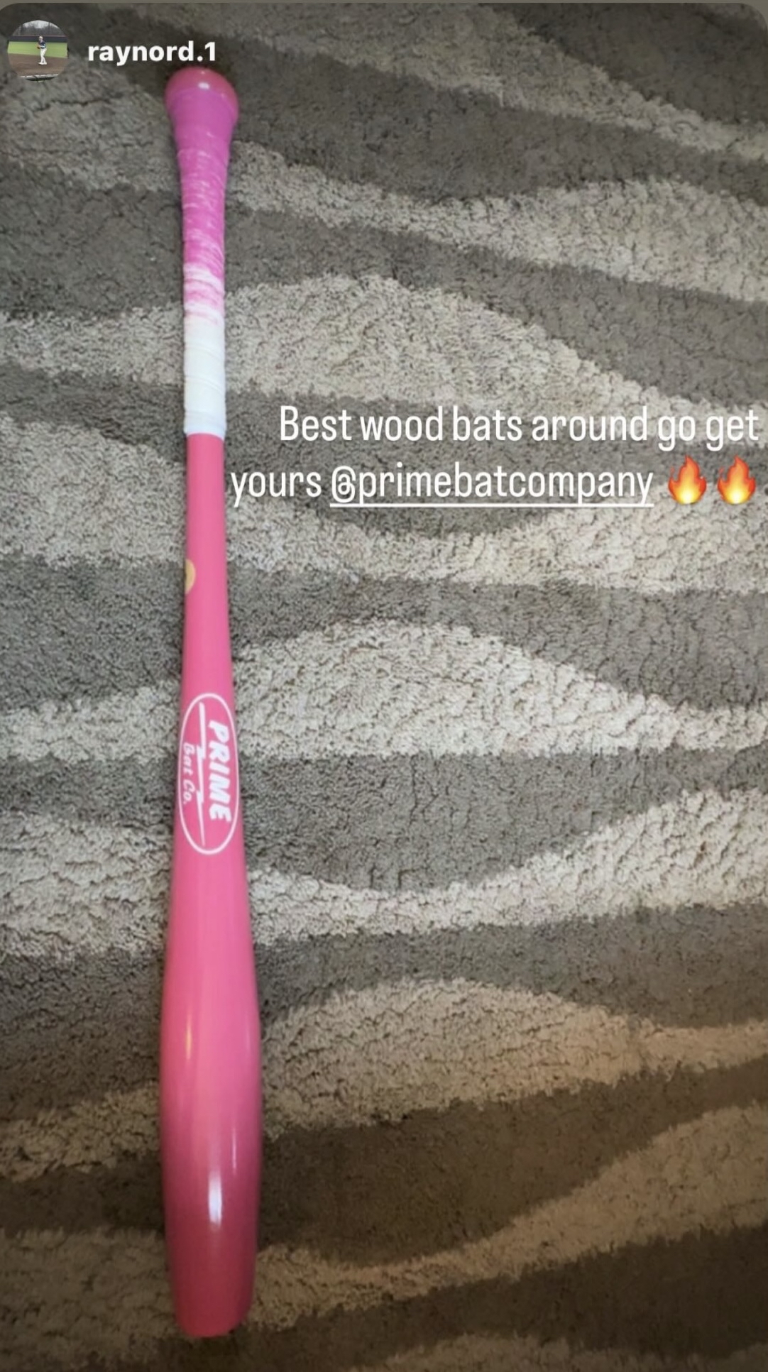 Pink Prime Bat Co customer build with a bold custom finish