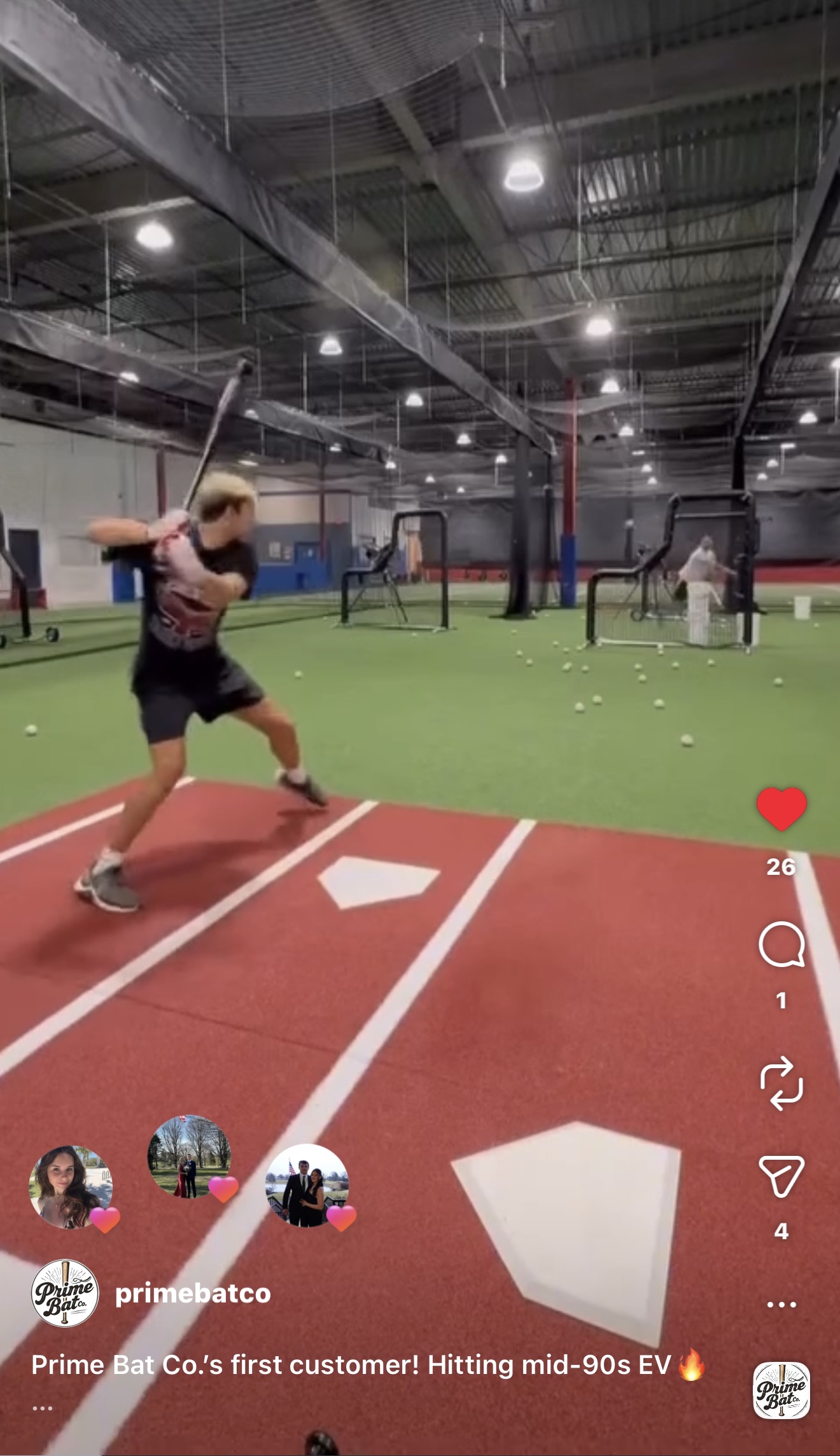 Sergio featured in a Prime Bat Co cage demo